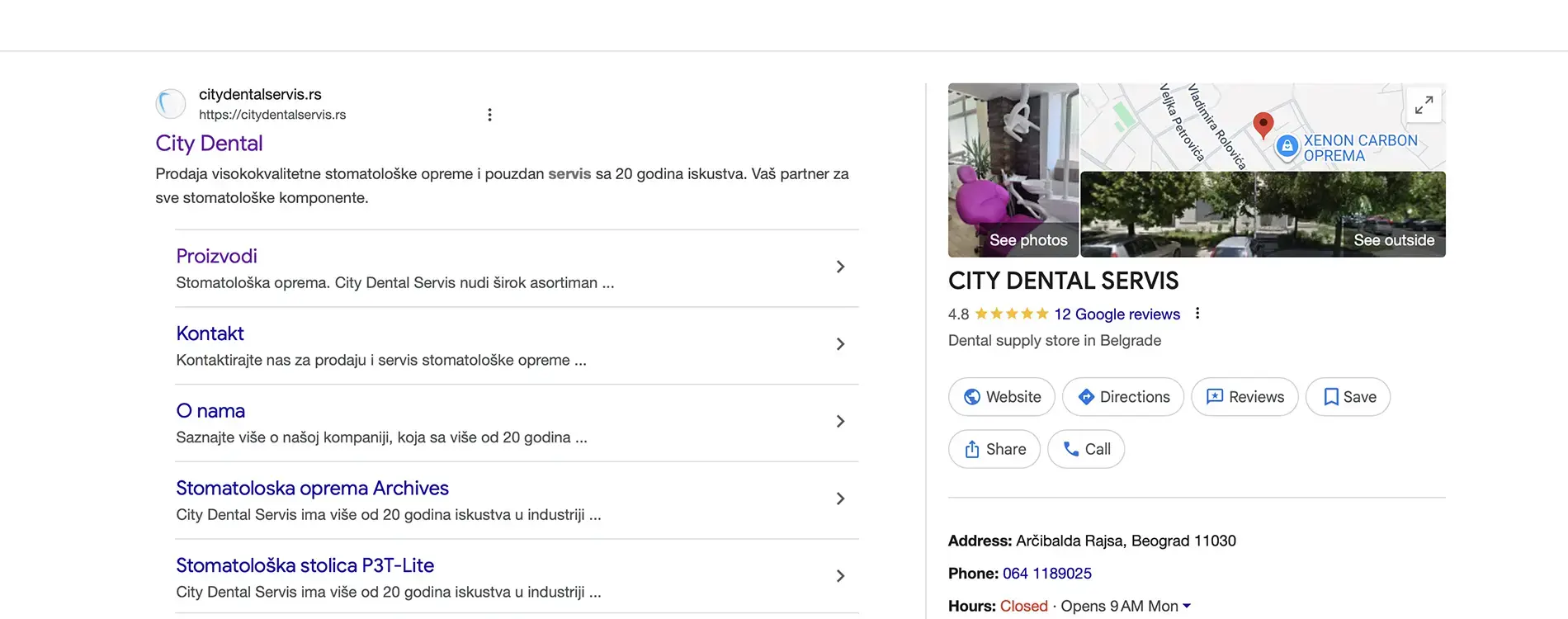 City dental background